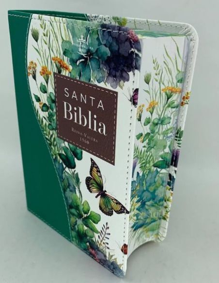 Biblia Rvr60 Bolsillo I/Piel Renovación Verde