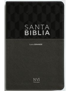 Biblia Nvi Peninsular Tamaño Manual Letra Grande Negro/Gris