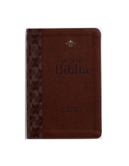Biblia Rvr60 Tamaño Manual Letra Gigante I/Piel Café
