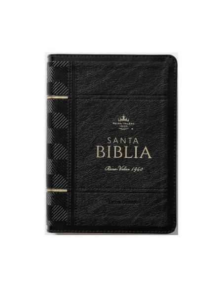 Biblia Rvr60 Tamaño Compacto Letra Grande I/Piel Negra