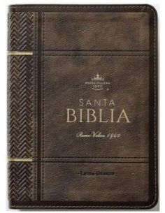 Biblia Rvr60 Tamaño Compacto Letra Grande I/Piel Mokka