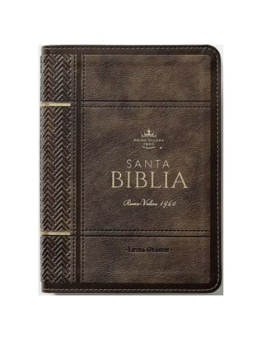 Biblia Rvr60 Tamaño Compacto Letra Grande I/Piel Mokka