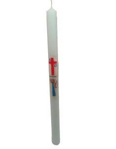 Vela Bautismo 20 Mm X 30 Cm (C=10)