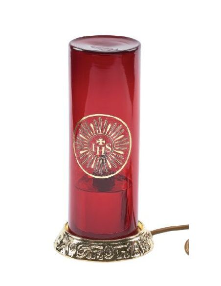 305 Lámpara Ø 10 H. 23 Cm. Lampada Eléctrica Santísimo