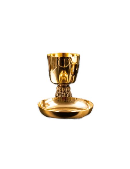 Copón Pulido Baño Oro 15Cm Diam.