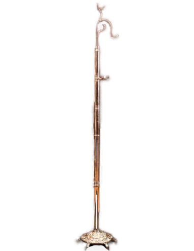 Portaincensario Latón Plateado 147Cm