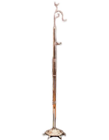 Portaincensario Latón Plateado 147Cm