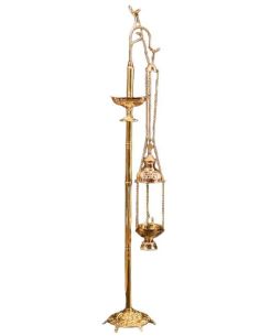 Portaincensario Latón Dorado 147Cm