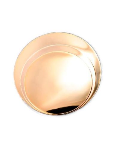 Patena Latón Baño Oro 14Cm