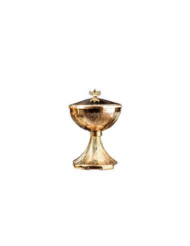 Copón Latón Baño Oro 17Cm