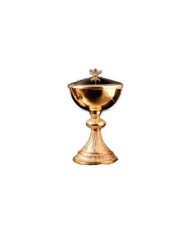 Copón Latón Baño Oro 19,5Cm
