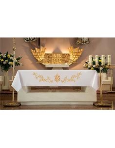 Mantel Altar 150X300Cm Bordado Jhs Frontal Poliéster 80%