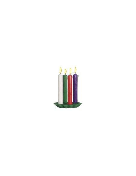Pequeña Corona De Adviento (4 Velas 25 Cm)