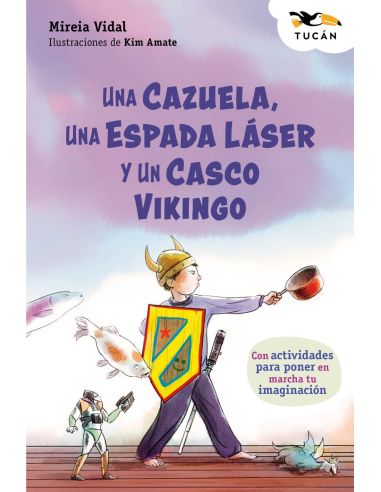 Una Cazuela, Una Espada Láser Y Un Casco Vikingo