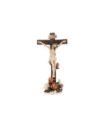 Crucifijo repié resina 31Cm (8) Pb21266