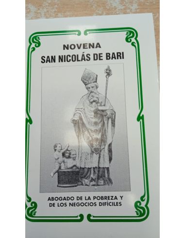 Novena San Nicolás De Bari
