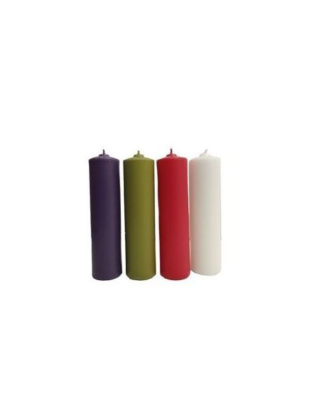Juego 4 Velas Adviento  5 X 20 Cm. Colores