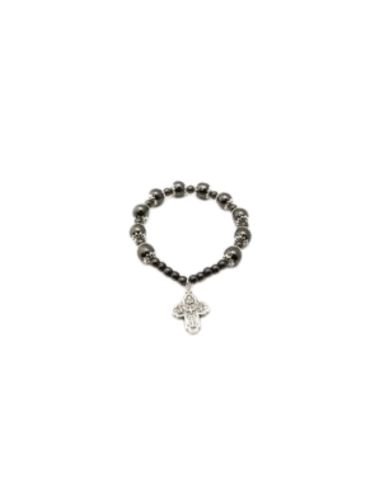 Pulsera elastica hematites