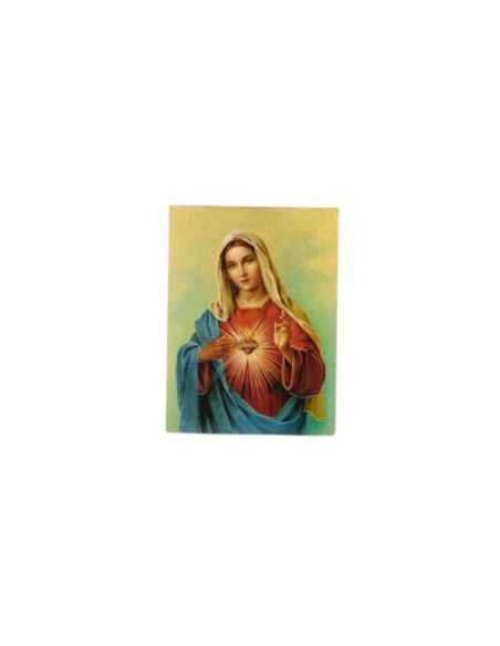 Tabla 8x10,5 cm corazon de maria