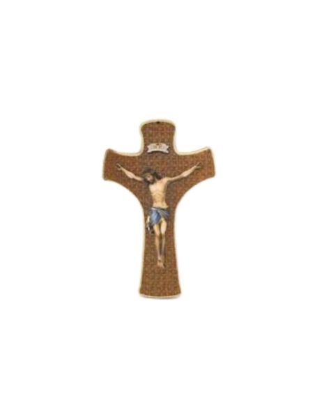 Cruz cristo inri 19x12 cm