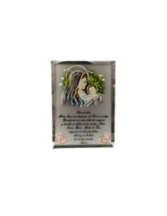 Repie cristal espejo 95x130 ave maria