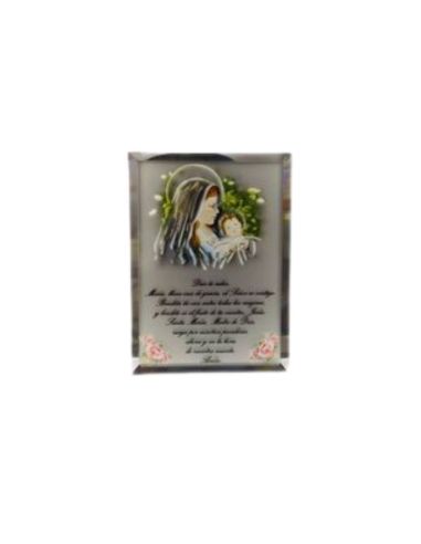 Repie cristal espejo 95x130 ave maria