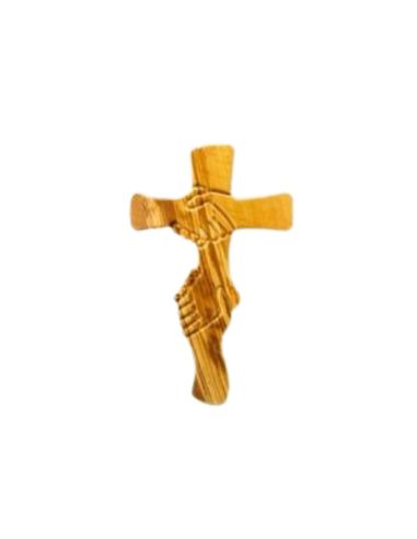 Cruz madera amistad 28cm