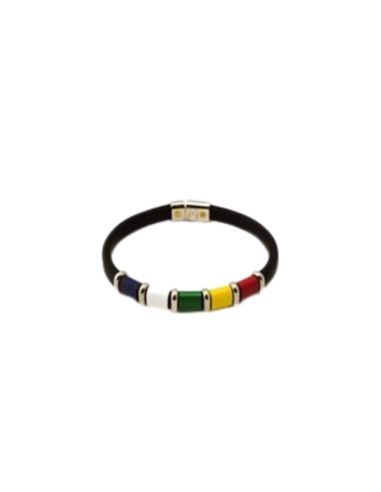 Brazalete goma 5 colores|Libreriasalesiana