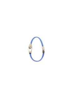 Brazalete azul pequeño goma virgen carmen