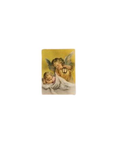 Tabla 8x10,5 cm angel con farol