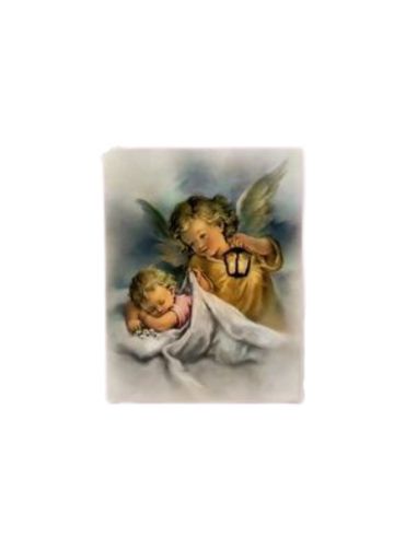 Lienzo 20x25 angel con farol