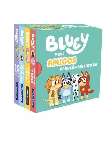 Bluey. Libro juguete - Bluey y sus amigos. Pequeña biblioteca (edición en español)