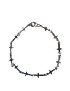 Pulsera de acero cruces