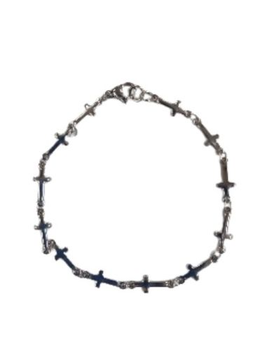 Pulsera de acero cruces