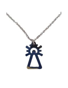 Cadena y medalla acero virgen del pilar