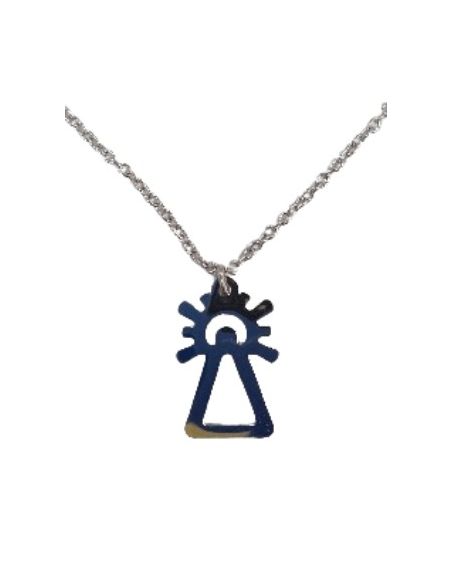 Cadena y medalla acero virgen del pilar