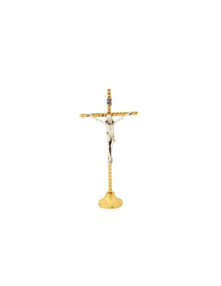 Cruz metal dorado 12,5cm (24)