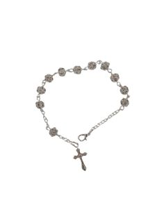 Pulsera cristal strass 6mm transparente