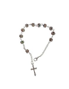 Pulsera cristal strass 6mm multiculor