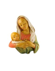 Virgen con niño, colgar, 24x14 cm,s/22