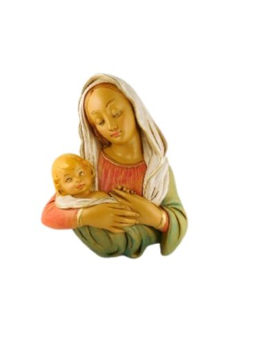 Virgen con niño, colgar, 24x14 cm,s/22