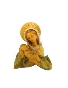 Virgen con niño, colgar, 9x7 cm,s/27