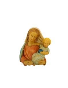 Virgen con niño, colgar, 9x7 cm,s/28