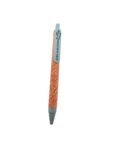 Boligrafo Corcho Gris Azulado Maria Auxiliadora