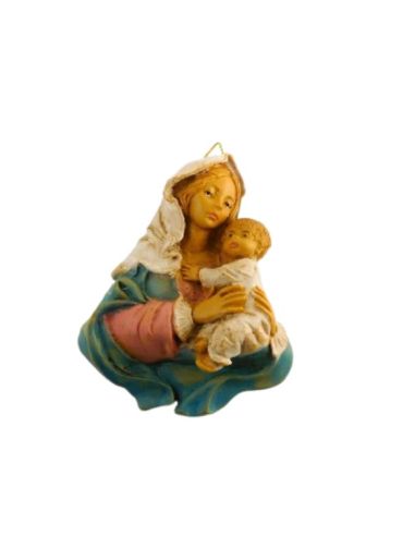 Virgen con niño, colgar, 7 cm,s/118