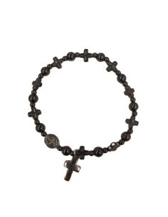 Brazalete Cruces Hematites San Benito Cruz Bombata