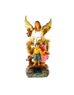 Angel de la guarda 26 cm c/niños