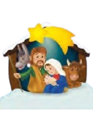 Nacimiento azulejo 10x10 misterio infantil nº2007