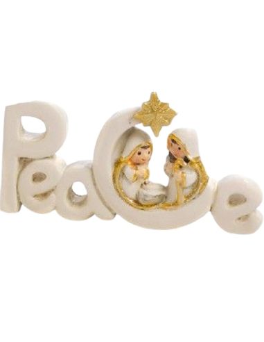 Nacimiento paz infantil resina 11,1x6,2cm (4) (120) pb19144