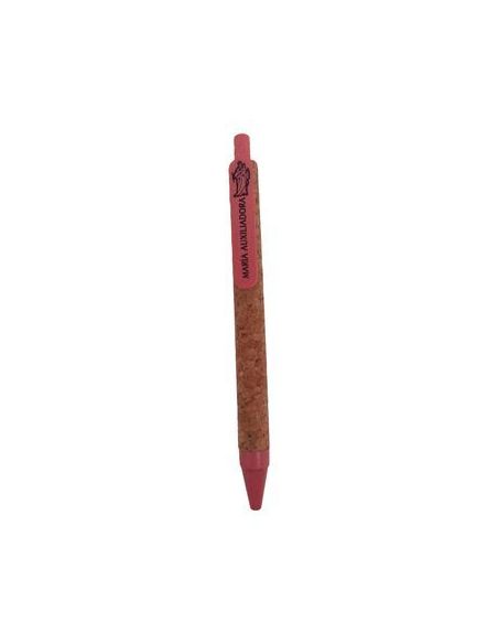 Boligrafo Corcho Rosa Maria Auxiliadora